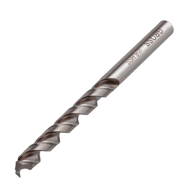 Сверло спиральное по металлу, 6 мм, HSS, 338 W Gross