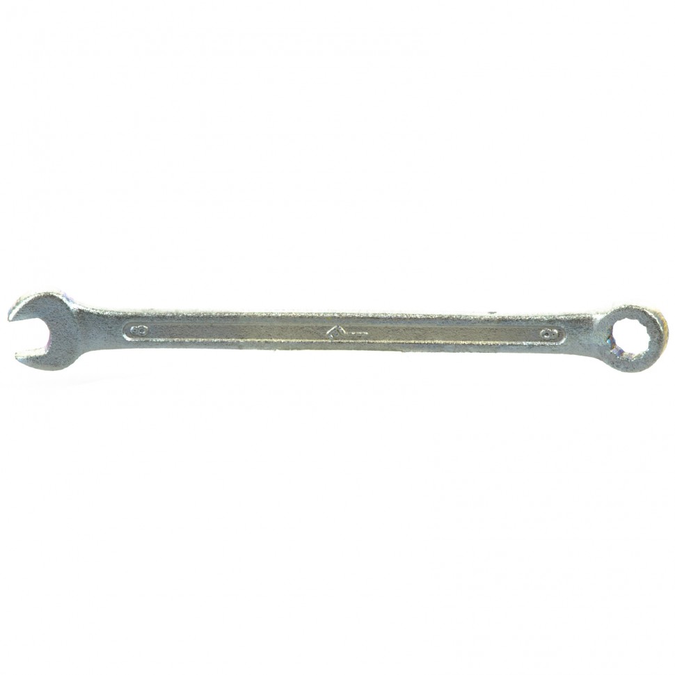 Ключ комбинированный, 8 мм, оцинкованный (КЗСМИ) Россия