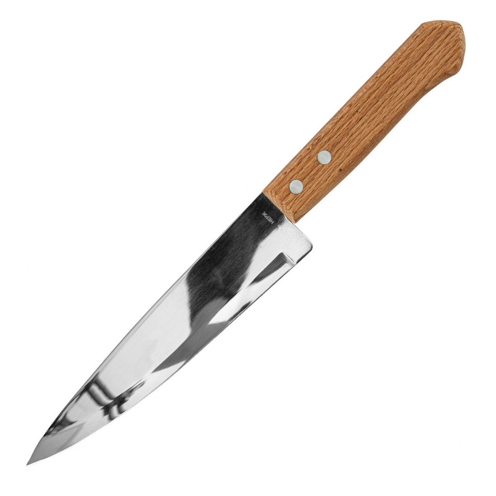Нож поварской  310 мм, лезвие 180 мм, деревянная рукоятка// Hausman